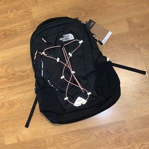 The North Face Borealis Backpack, Black/Pink